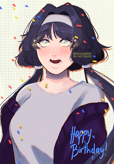 colored sketch portrait