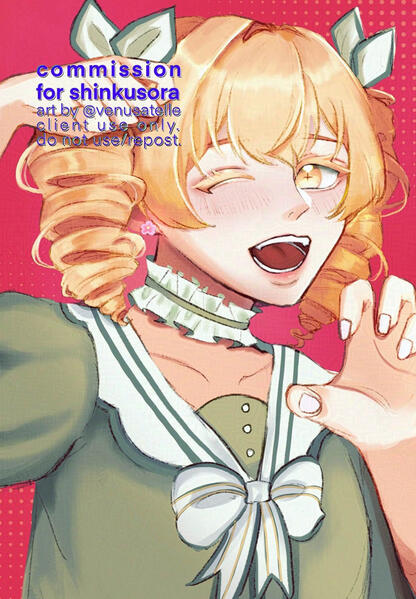 colored sketch portrait